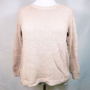 Sonoma Crew Neck Waffle Knit Sweater